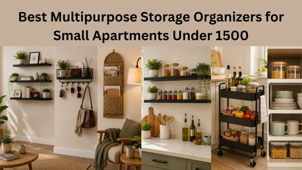 Best Multipurpose Storage Organizers for Small Apartments Under 1500